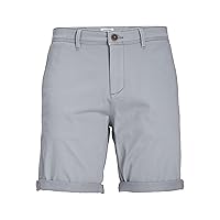 Jack & Jones Pantaloncini Chino Uomo, Grigio