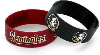 aminco NCAA unisex-adult Wide Bracelet, 2-Pack