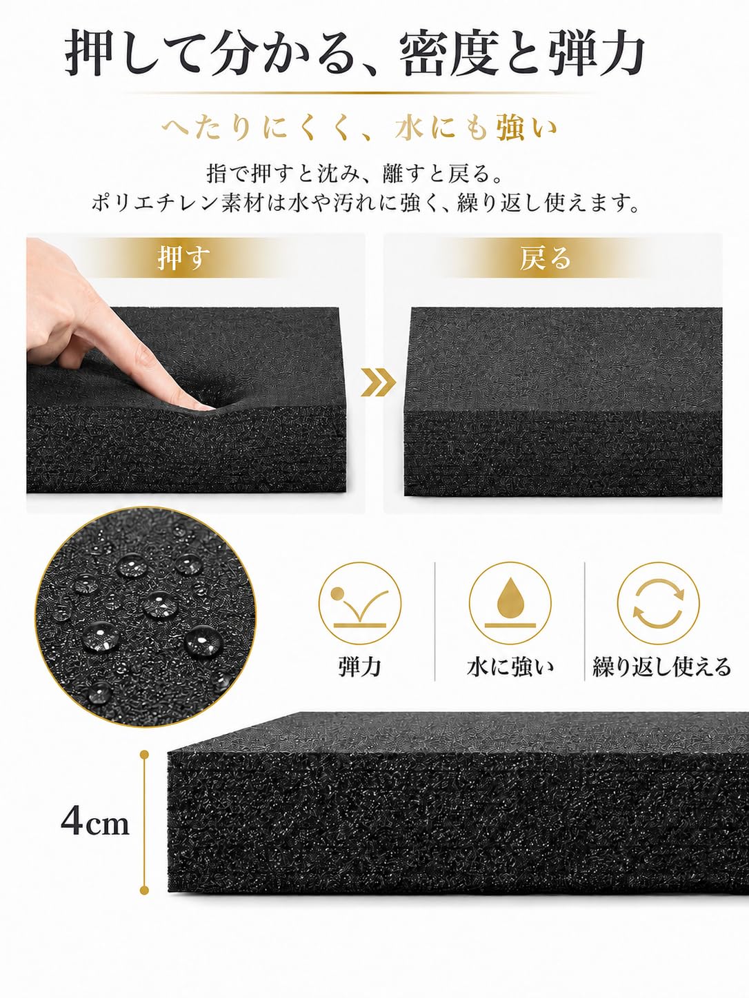 Amazon.co.jp: ateena 緩衝材 ウレタン クッション材 ウレタンフォーム