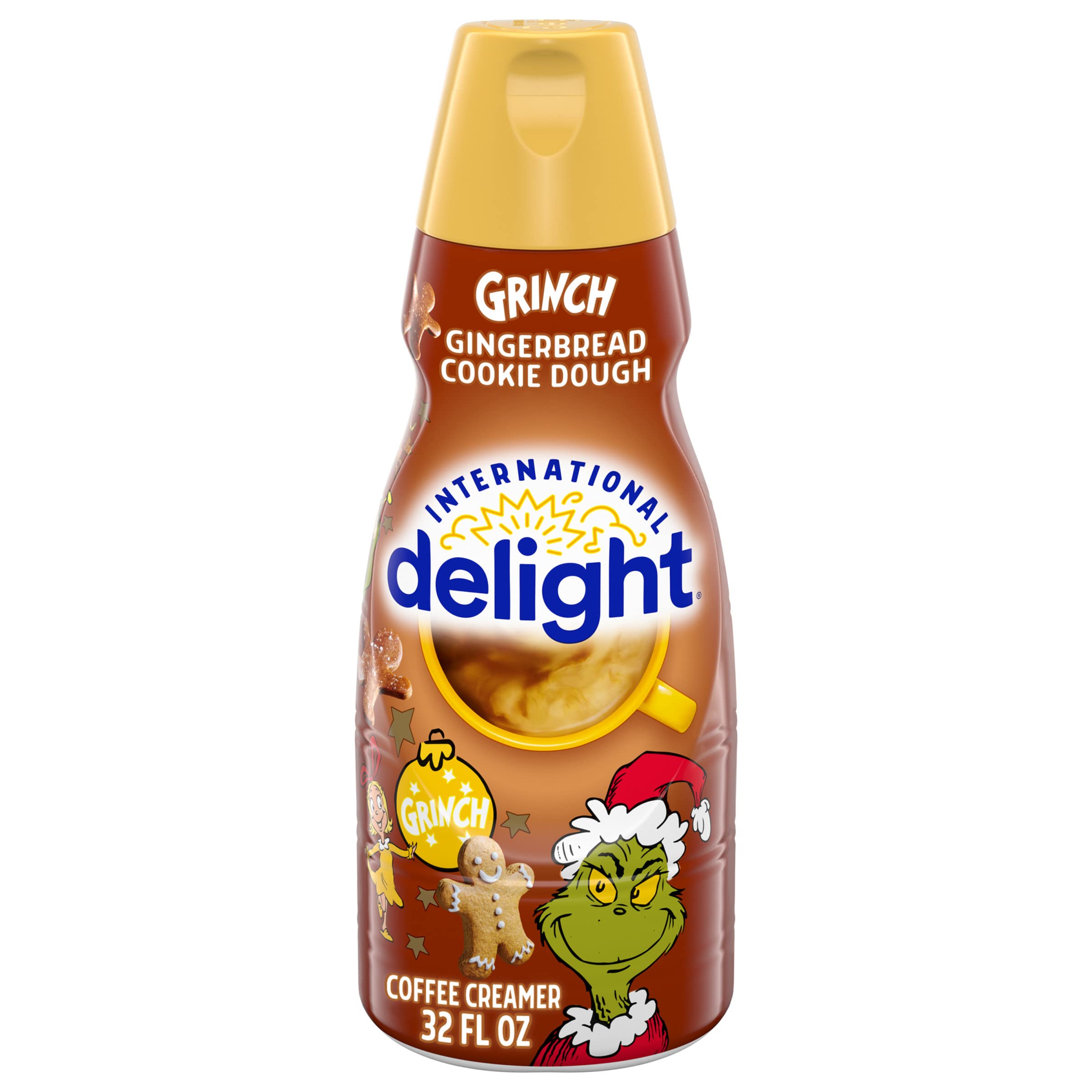 International Delight Grinch Gingerbread Cookie Dough Coffee Creamer
