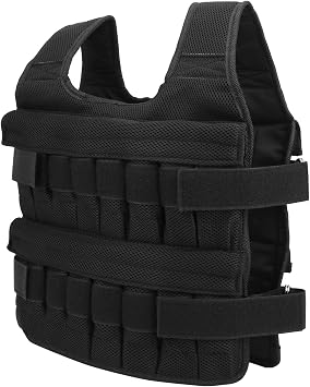 Sandbag Vest, 35 kg, Adjustable, Weighted Weight, Sandbag Mesh Vest, Sports, Strength Training, Running