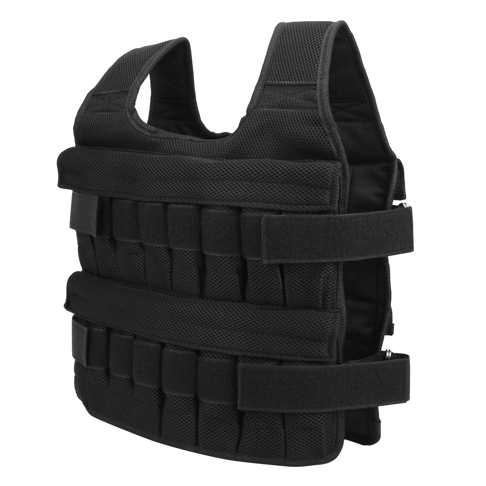 Sandsack-Weste, 35 Kg, Verstellbar, Gewichtetes Gewicht, Sandsack-Netzweste Sport, Krafttraining, Laufen