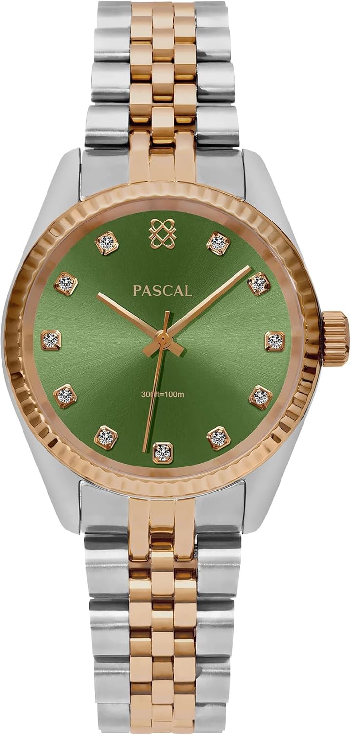 PASCAL Timeless Classic Diamond Watch for Men Women– Swiss