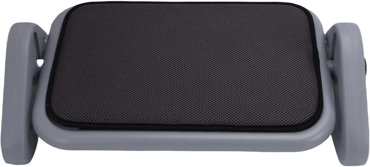 Zerodis Foot Rest for Under Desk, Footrests Slip Base Ergonomic Plastic Foot Stool Desk Footrest Support Chair with Large Panel and Rounded Edges for Home and Office Rest for