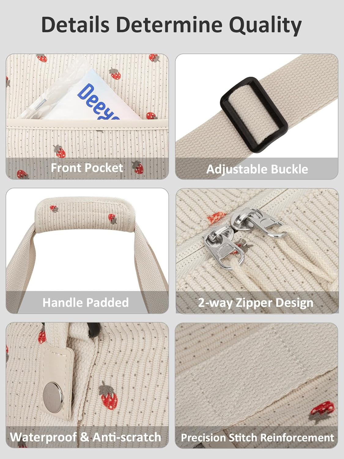 Expandable Travel Duffle Bags Weekender Overnight Bags for Women Men Hospital Bag for Women Labor Delivery with Toiletry Bag Waterproof - Image 5