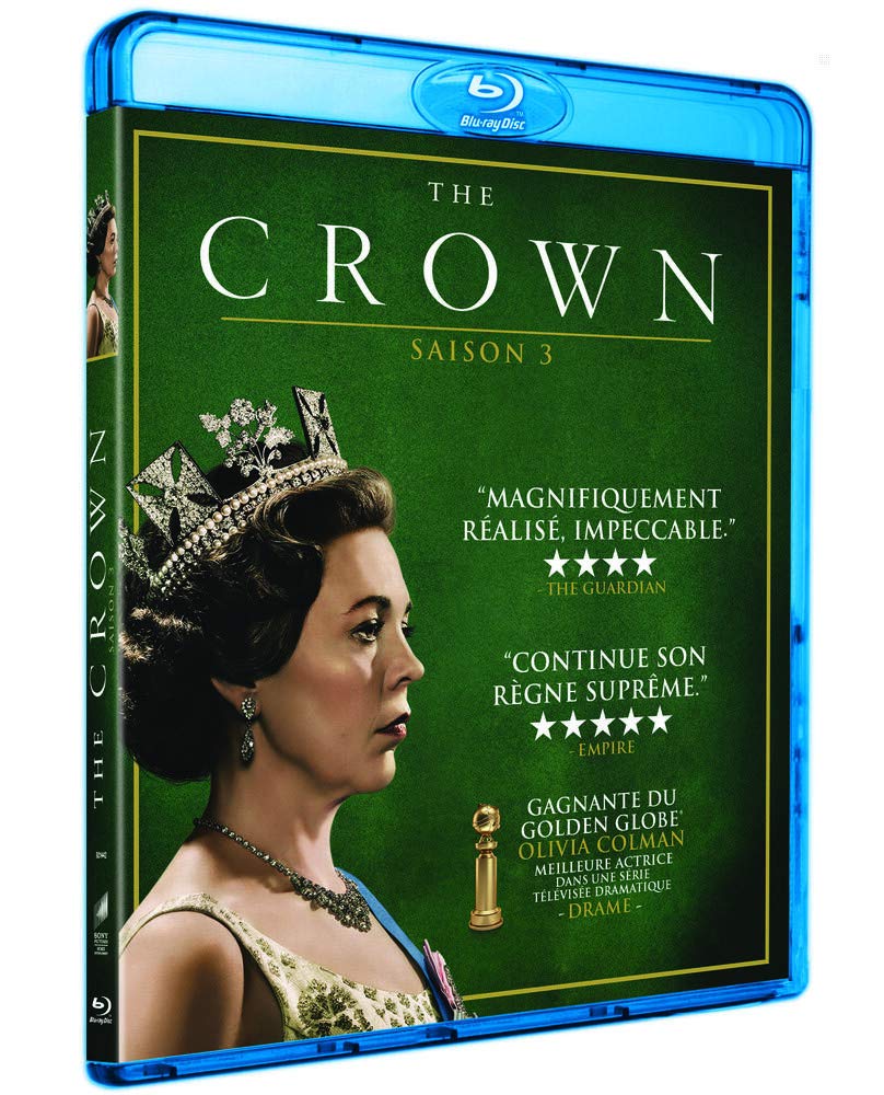 Blu-ray de The Crown - Saison 3, la exitosa serie dramática en edición importada de Francia