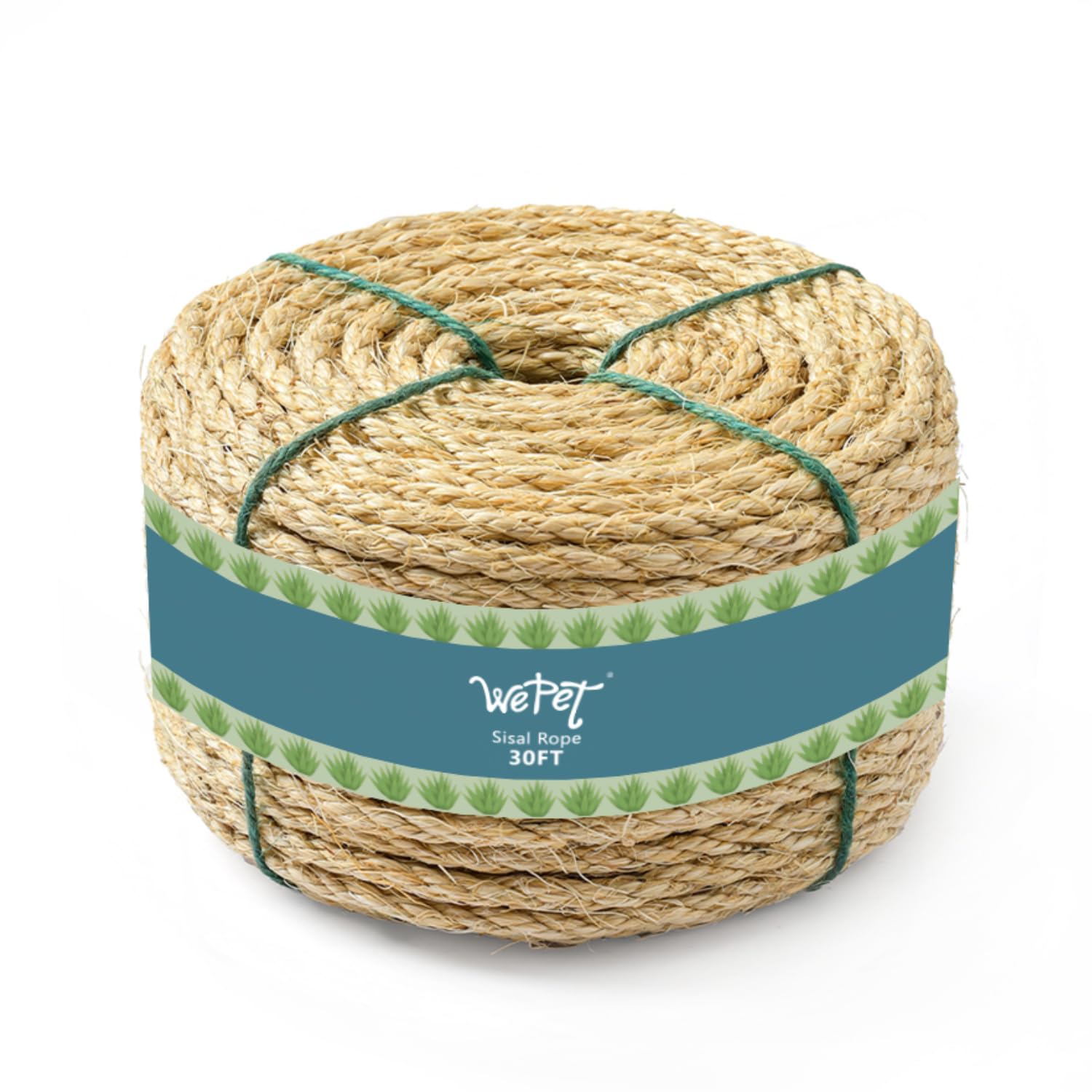 Cat Natural Sisal Rope for Scratching Post Tree Replacement, Hemp Rope for Repairing, Recovering or DIY Scratcher
