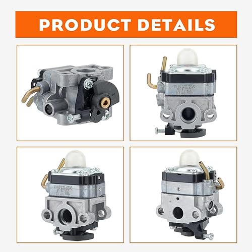 Miniatura 7 de Hipa Carburador S430 C430 para Ryobi X430 30cc RY34441 RY34427 RY34421 RY34446 RY34007 RY34006 Reemplaza 309370002