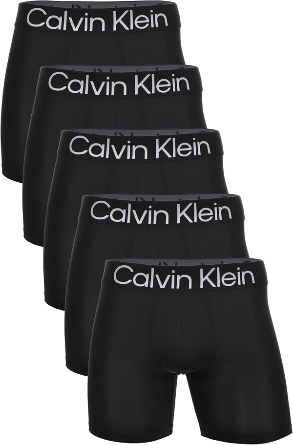 Calvin Klein Bóxer Brief de Microfibra, Paquete de 5