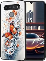 Vista 27 de Funda protectora duradera para LG Stylo 6 para LG Stylo 6 2020 6.8 pulgadas, diseño de hojas de aguacate