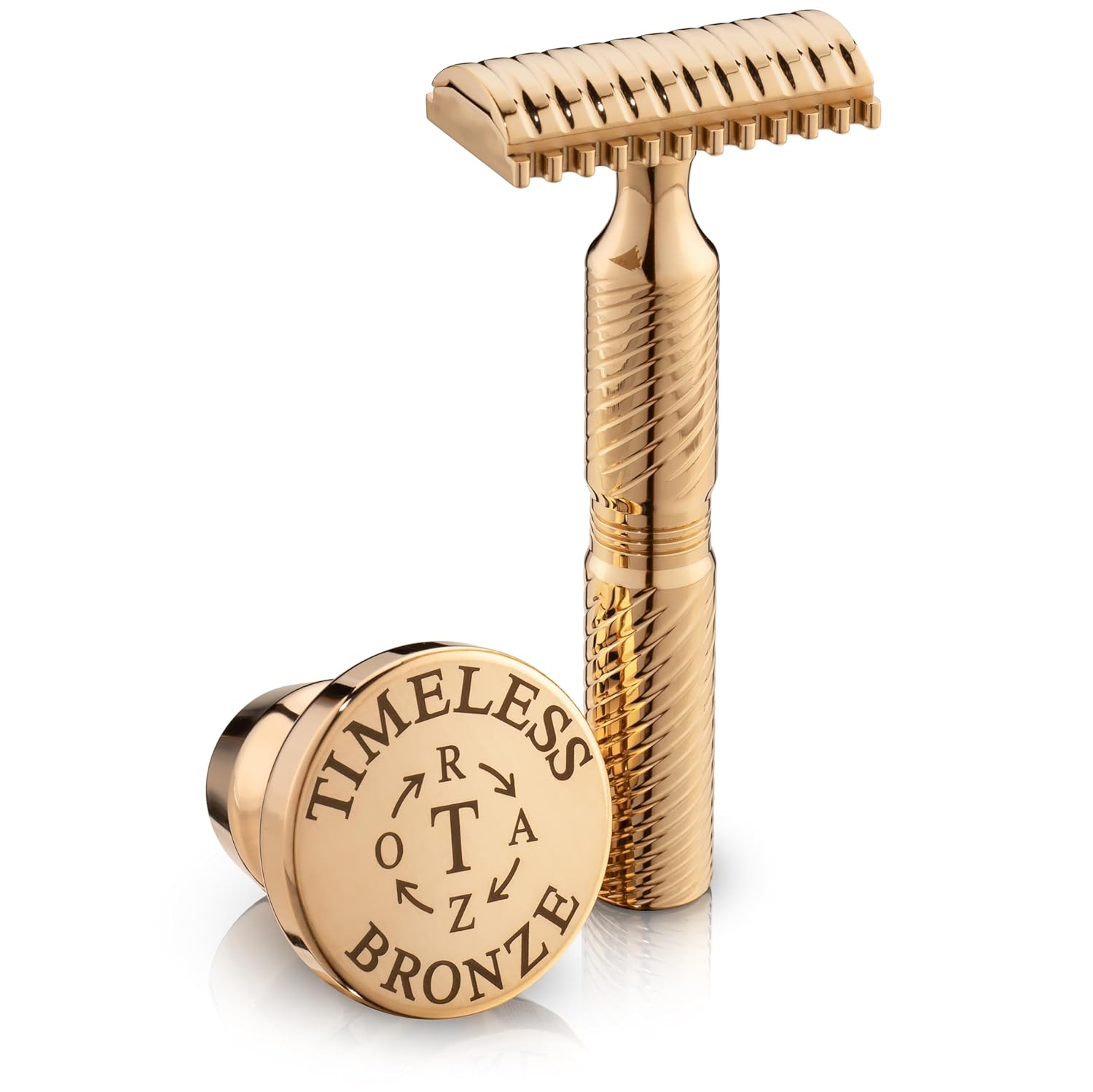 Amazon.com: Bronze Double Edged Safety Razor by TIMELESS RAZOR: With ...