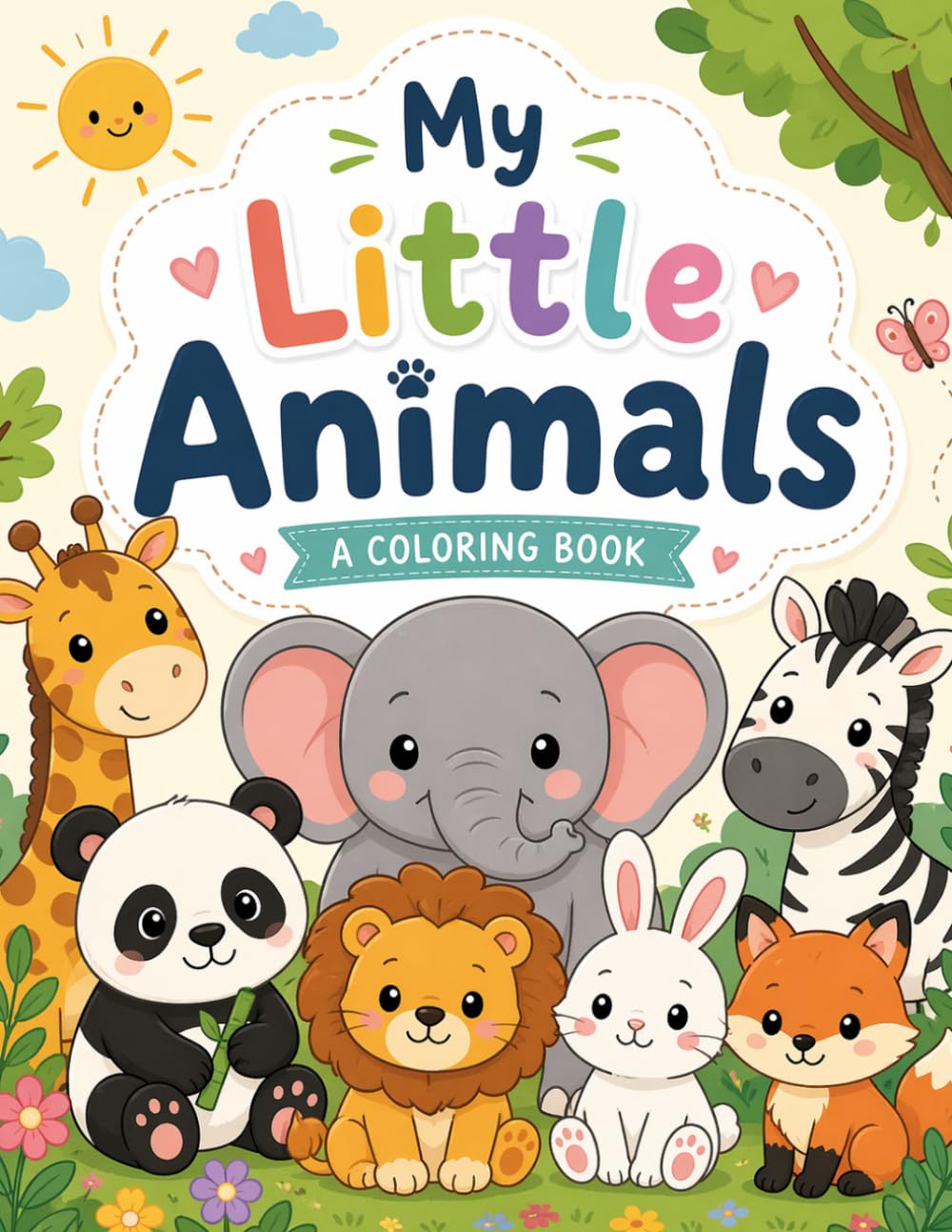 My Little Animals: A Coloring Book (My Little Coloring Books)