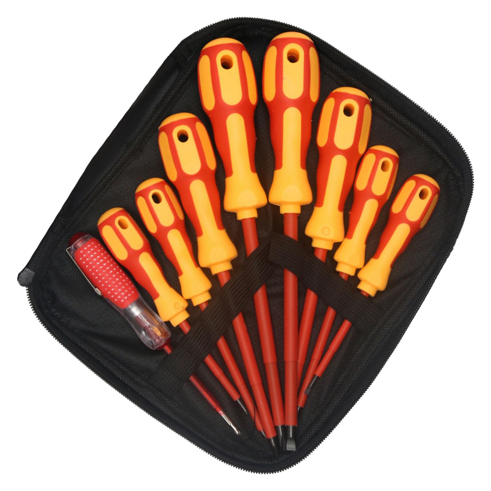Multipurpose 9 in 1 Insulated Screwdriver Collection Produced for Safe and Efficient Repair Tasks in Various Setting Screwdriver Set