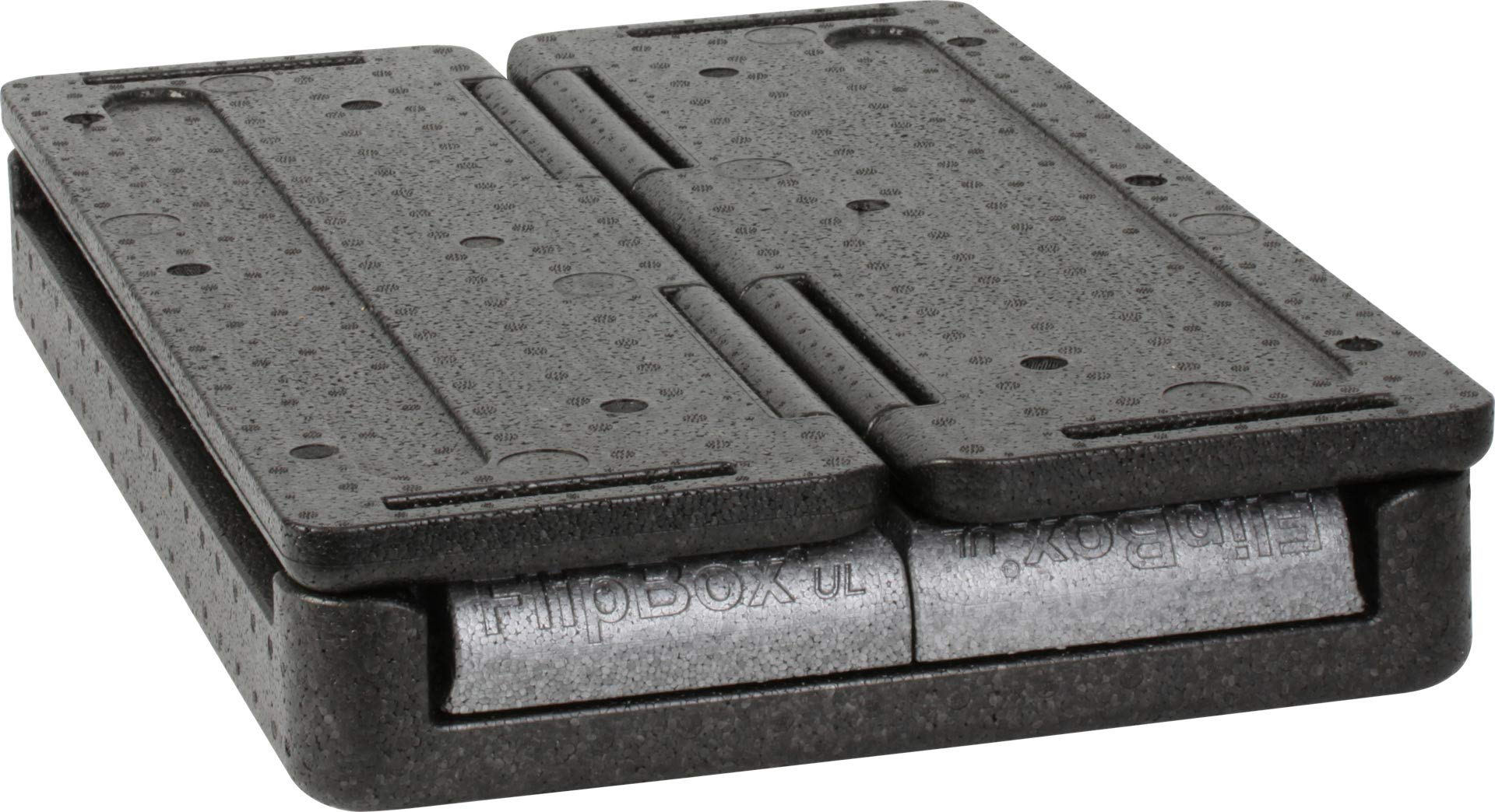Big Isolierbox, 39L, 600x400x250mm, grau/schwarz