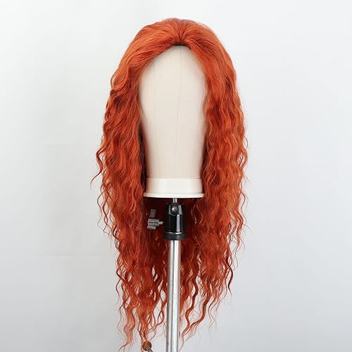 Miniatura 153 de Fencca Peluca rubia larga y ondulada para mujer, pelucas sintéticas resistentes al calor, para uso diario en fiestas Rubio degradado,Rubio