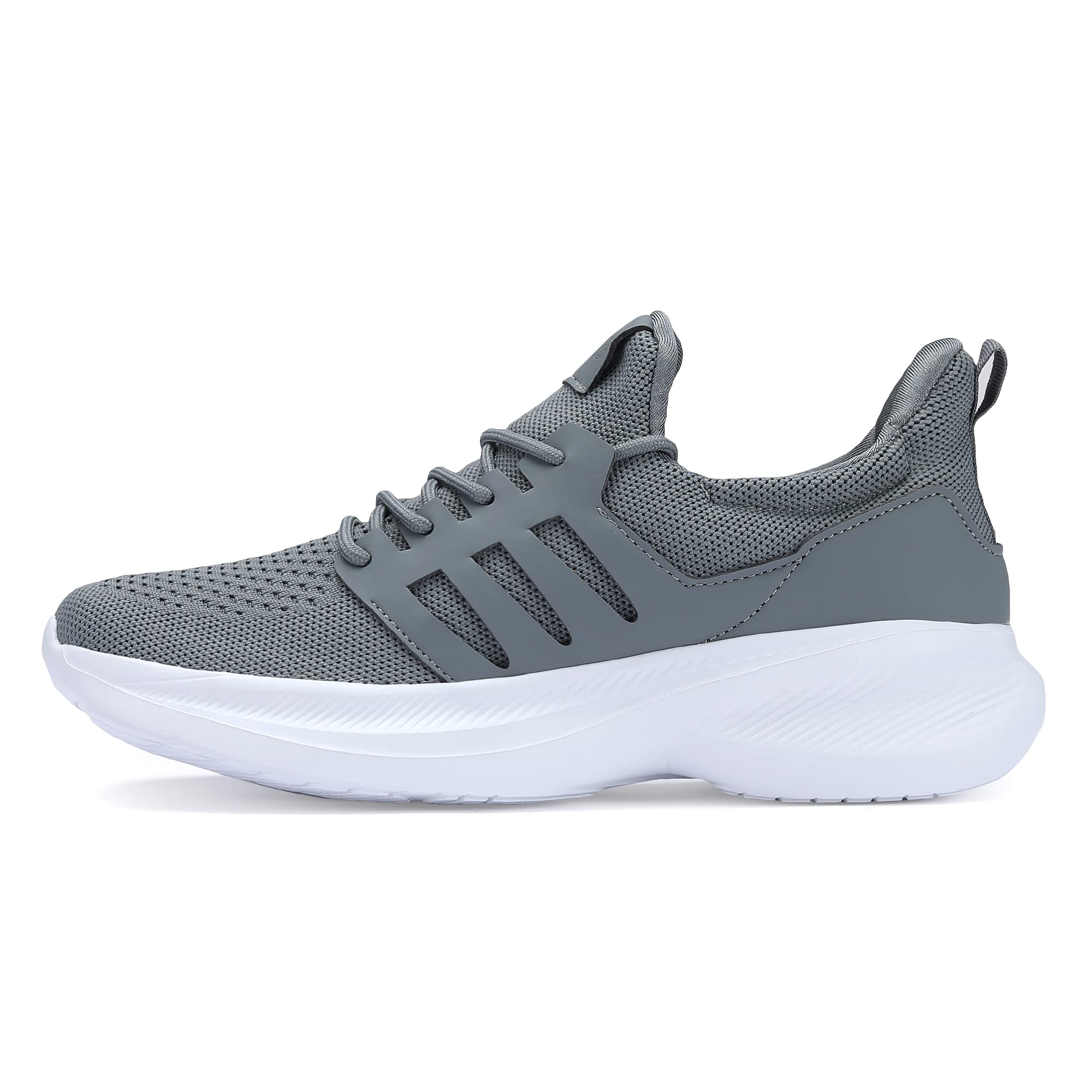 Casbeam Mens Running Shoes Comfortable Lightweight Breathable Walking Shoes Lace-up Shoes Mesh Workout Casual Sports Shoes