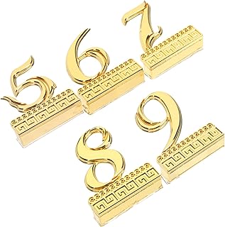 DOITOOL 5pcs Office Door Sign Office Decore Office Mailboxes Office Door Signs Door Address House Numbers for Outside Plaque Street Numbers Door Address Number Address Numbers The Sign 3D