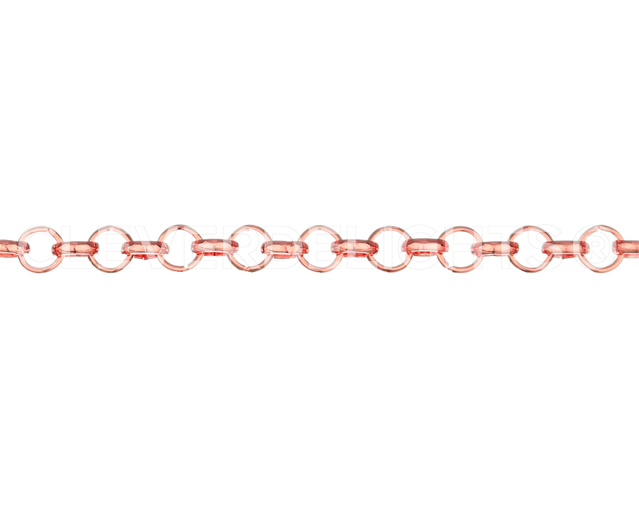 CleverDelights Bulk Rolo Chain - 1/4