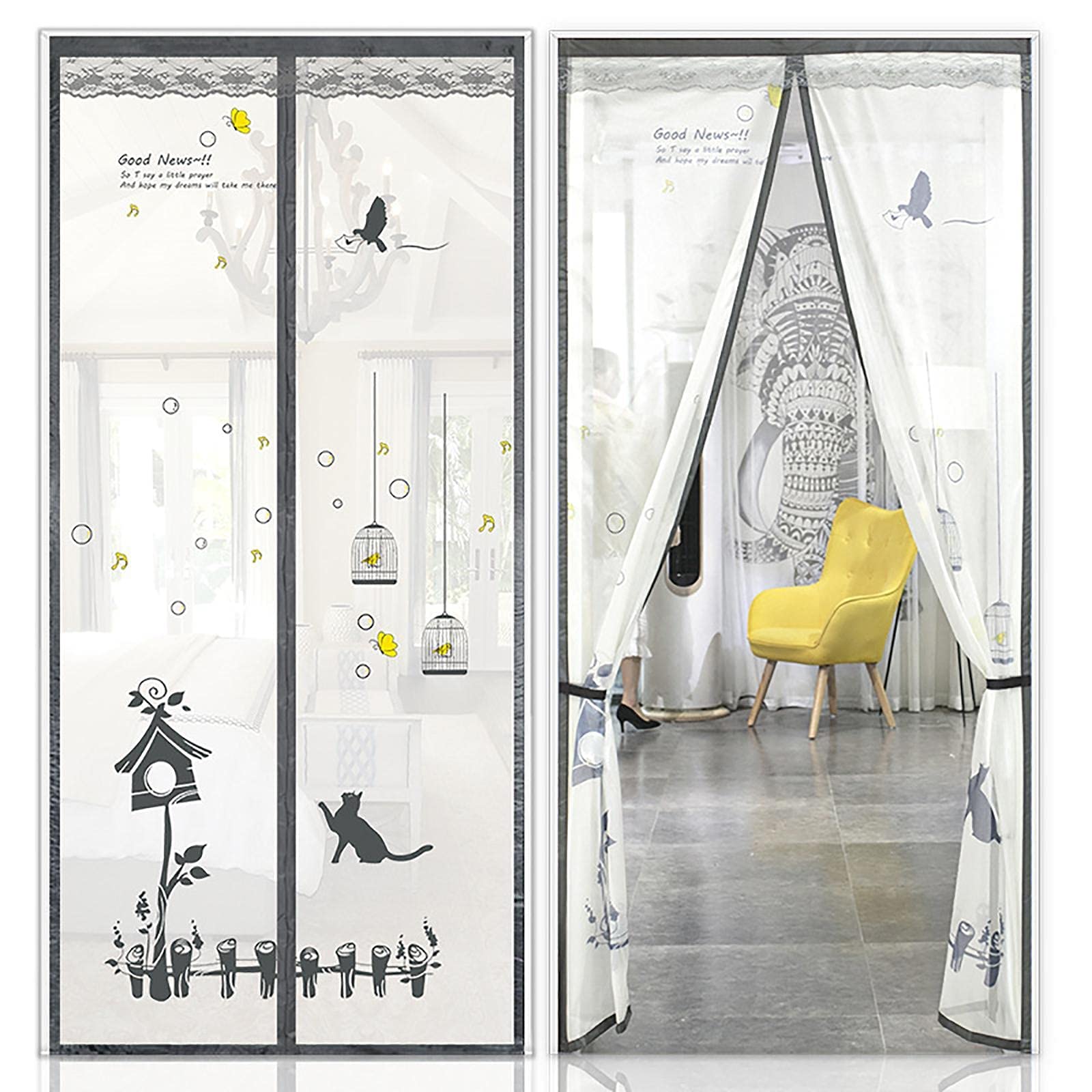 Buy Screen Door, Heavy Duty Fly Screen Door Hands Free, Keep