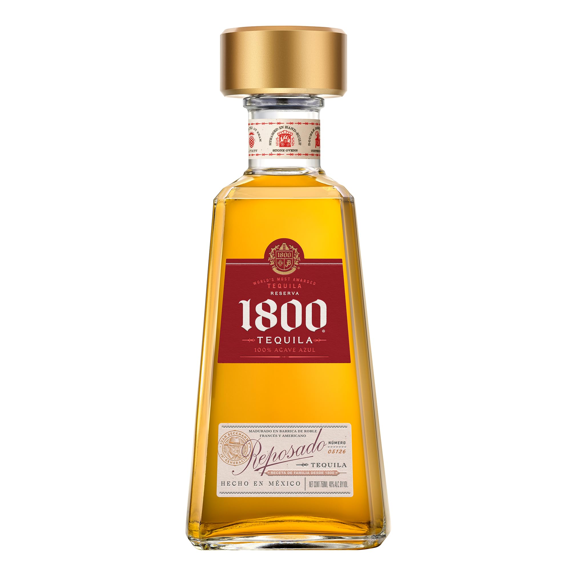 1800 Tequila Reposado 100% Agave Tequila 70cl