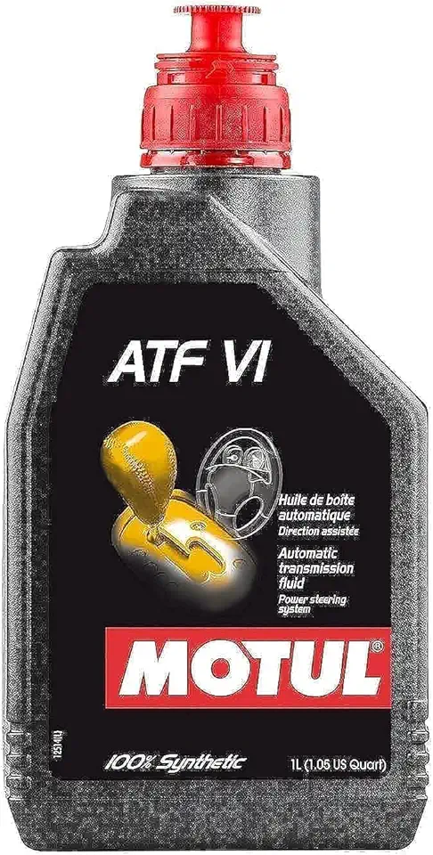 ÓLEO LUBRIFICANTE PARA CÂMBIO AUTOMÁTICO MOTUL ATF VI 100% SINTÉTICO - 1 LITRO