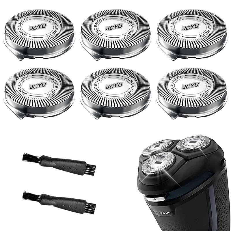 Cabeças de reposição SH30 para barbeadores Philips Norelco Série 3000, pacote com 6