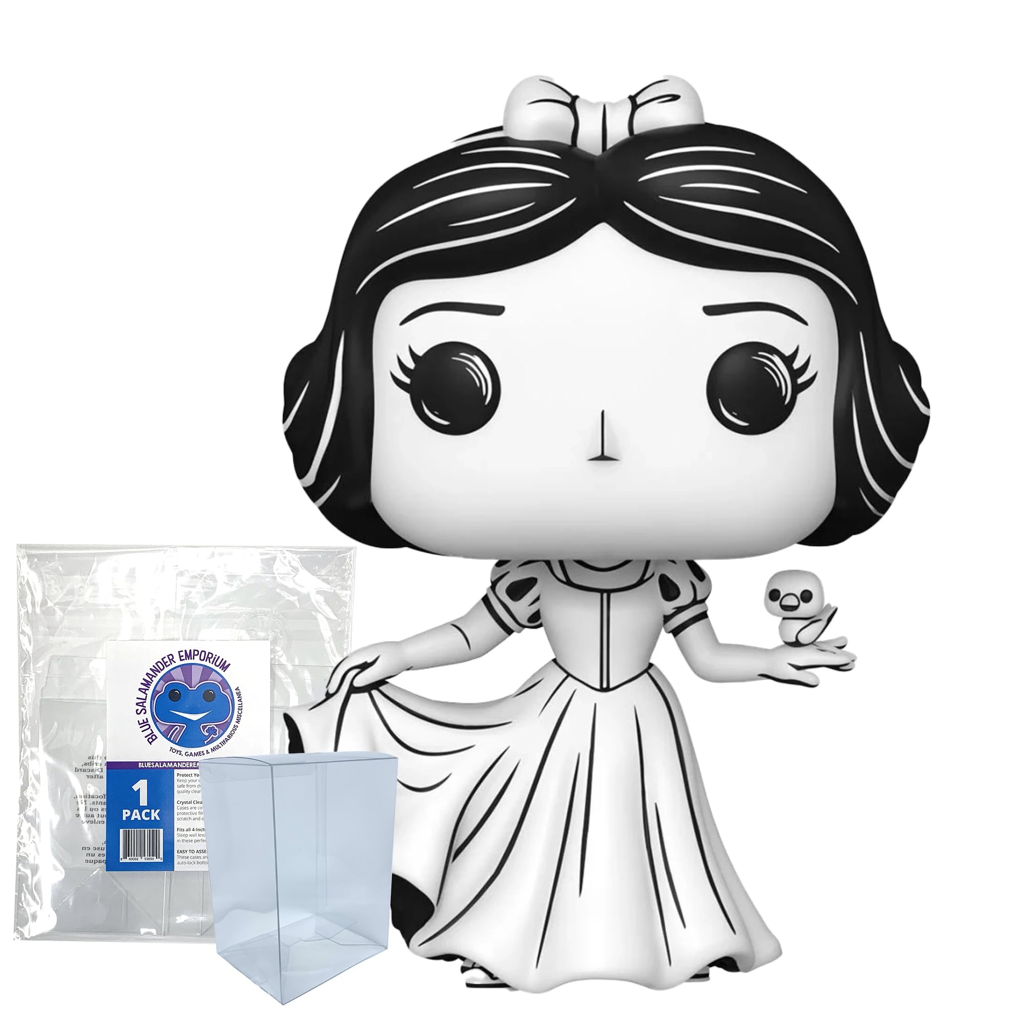 BLUE SALAMANDER EMPORIUM TOYS, GAMES & MULTIFARIOUS MISCELLANEAProtective Case Bundle – Includes Sketched Snow White #1526 Vinyl Figure