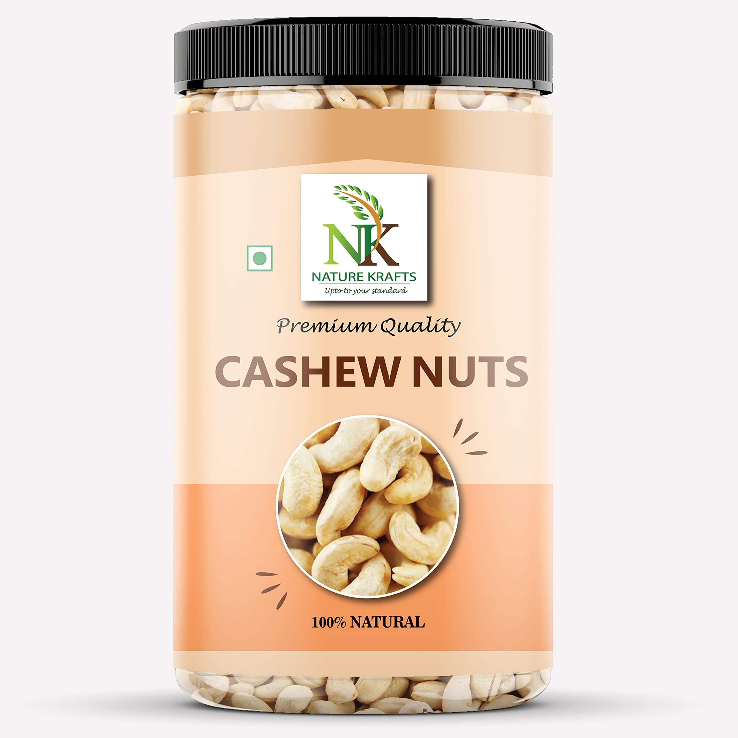 Nature Krafts Special Cashew Nuts 1kg / Kaju Whole Kernels Plain (Natural Taste) (1 kilogram) (Jar Pack) (Pack Of 2X500 Gm) (B09DXGK17G) Amazon Price History, Amazon Price Tracker