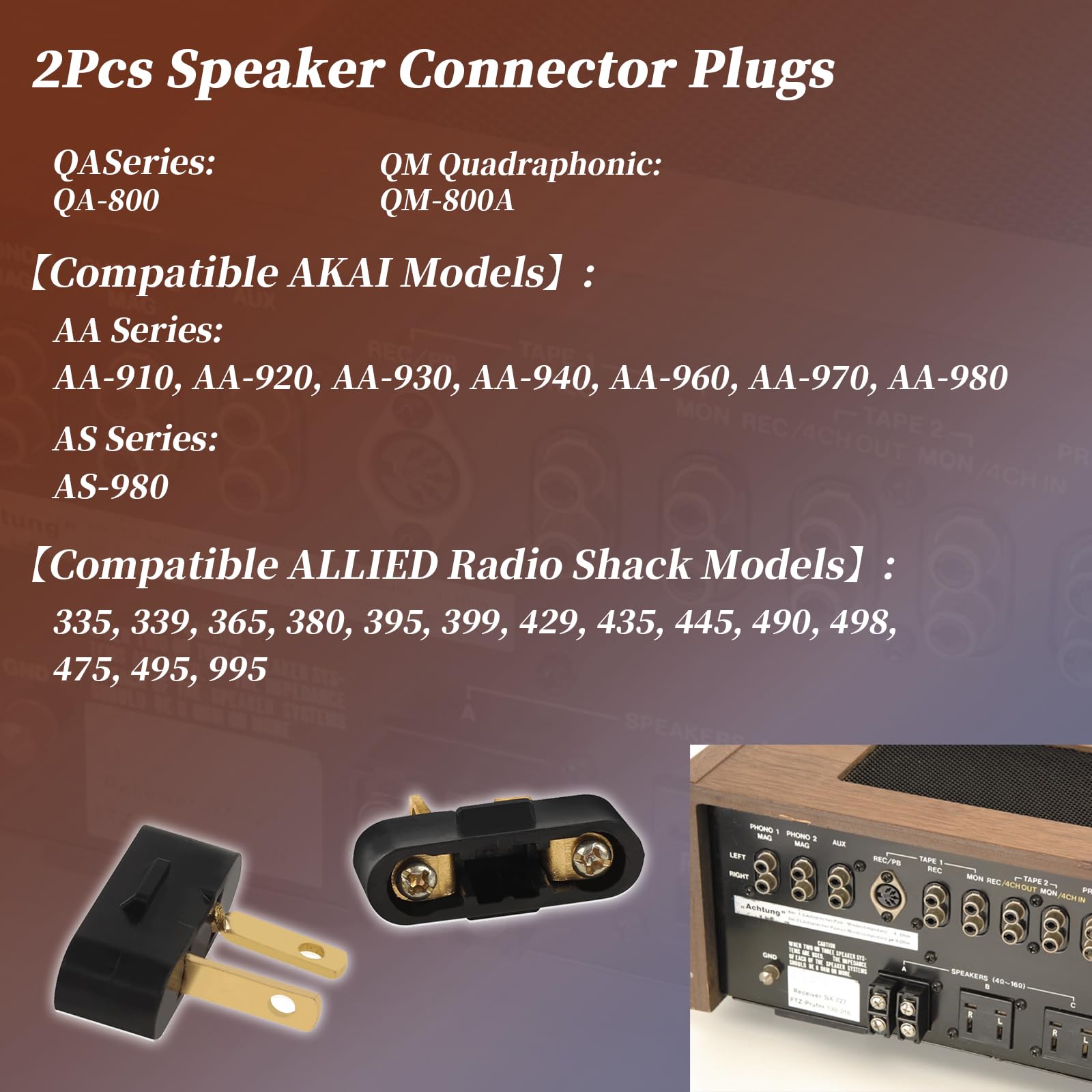 Amazon | Pioneer スピーカープラグコネクター SX-525 SX-626 SX-727