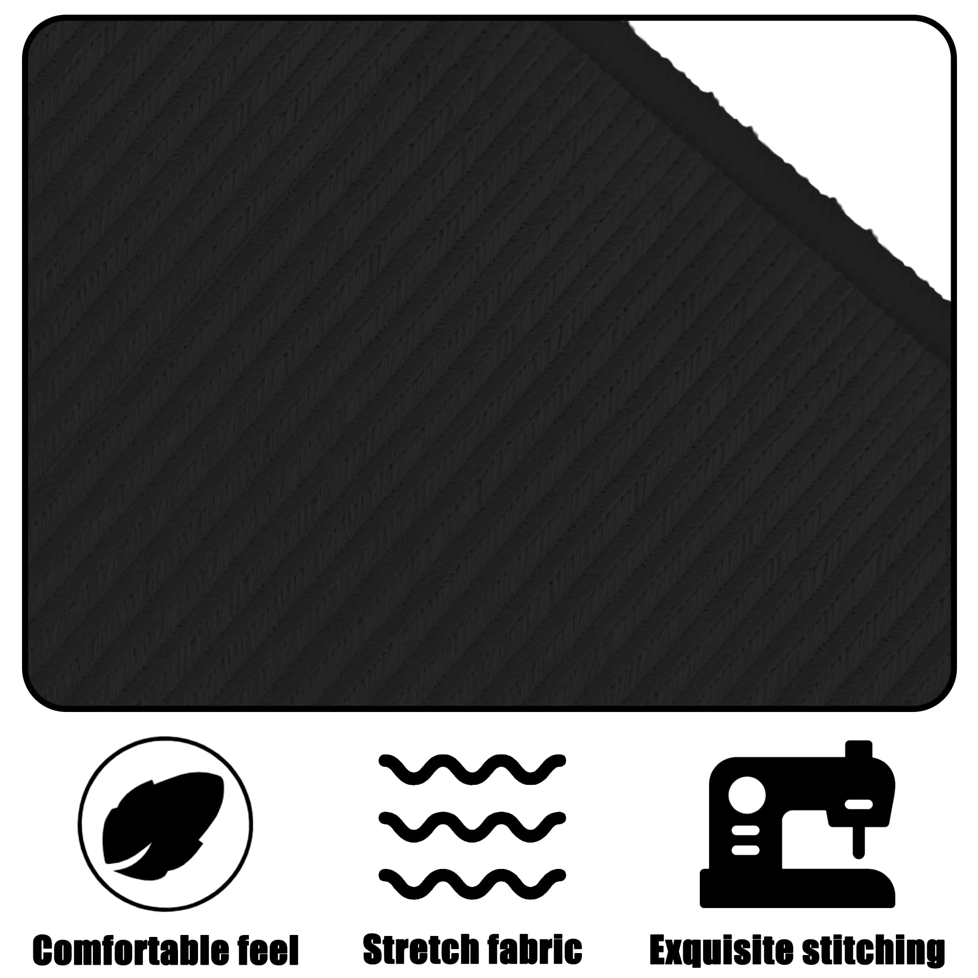Tappeto Salvapavimento 135 x 190 cm Resistente Ai Graffi Ufficio Protettore Del Pavimento e Facile da Arrotolare per Il Pavimento Della Sedia Senza Arricciatura, Nero