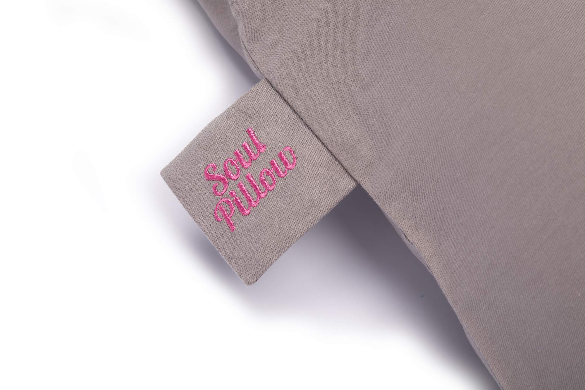 Soul U | Soul Pillow U-Kissen 150x80cm | Seitenschläferkissen, Schwangerschafts- & Stillkissen, Lagerungskissen | mit abnehmbarem & waschbaren Außenbezug (100% Baumwolle) | grau