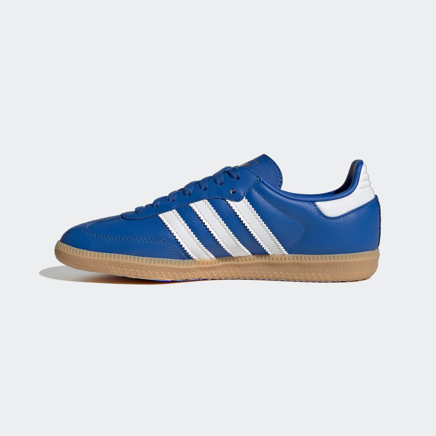 Adidas Unisex Samba OG J BlueFtwr White/Gum 3 4.5 US