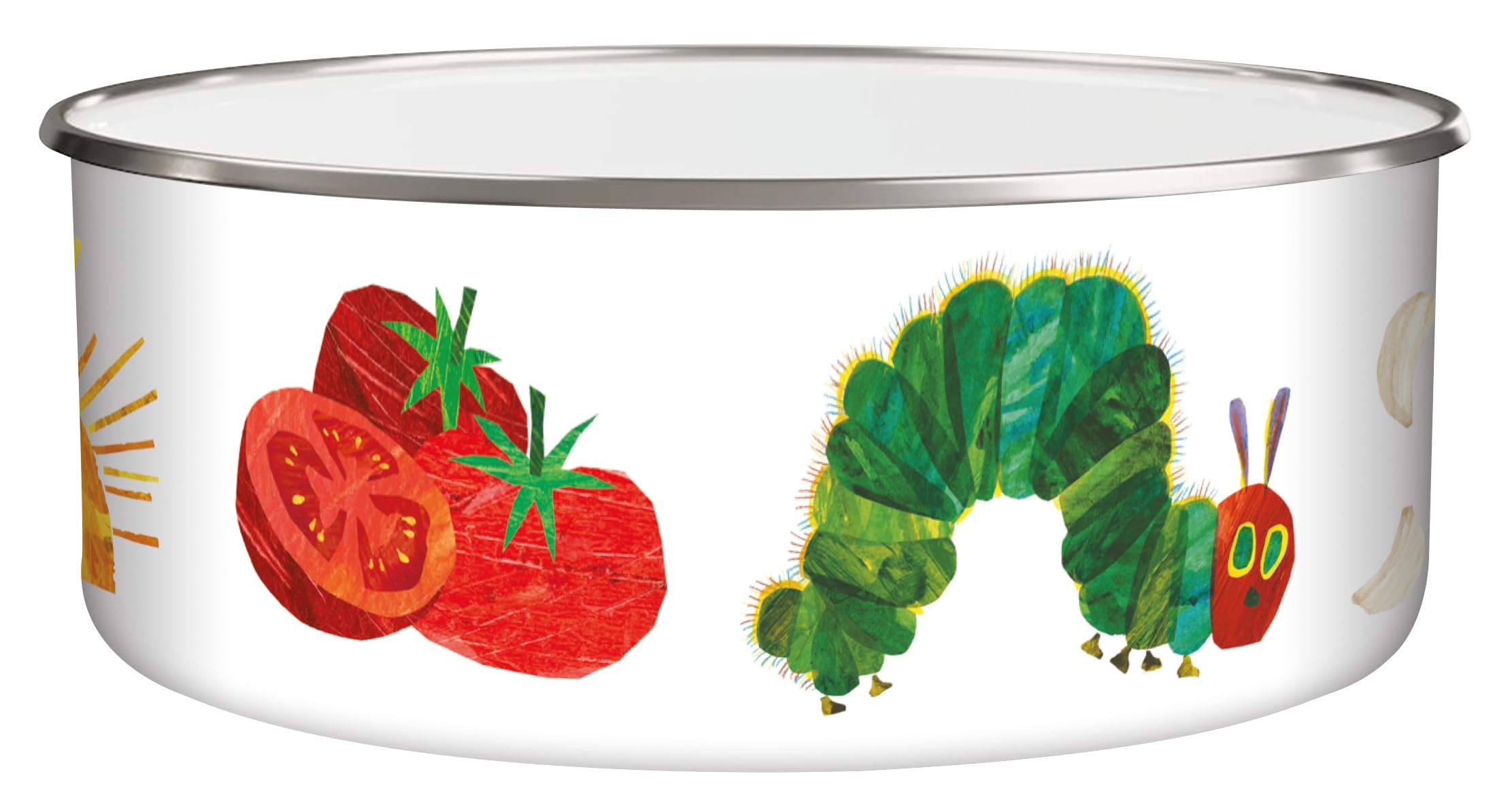 Robert Frederick The Very Hungry Caterpillar Enamel Bowl | Durable & Lightweight | Perfect for Camping & Garden | Gift for Kids