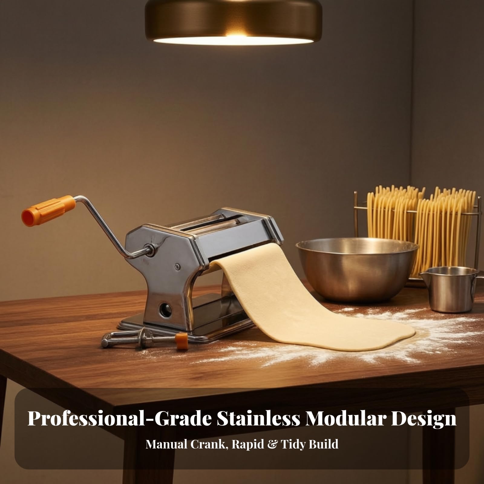 Máquina Pasta con Manija Ajustable