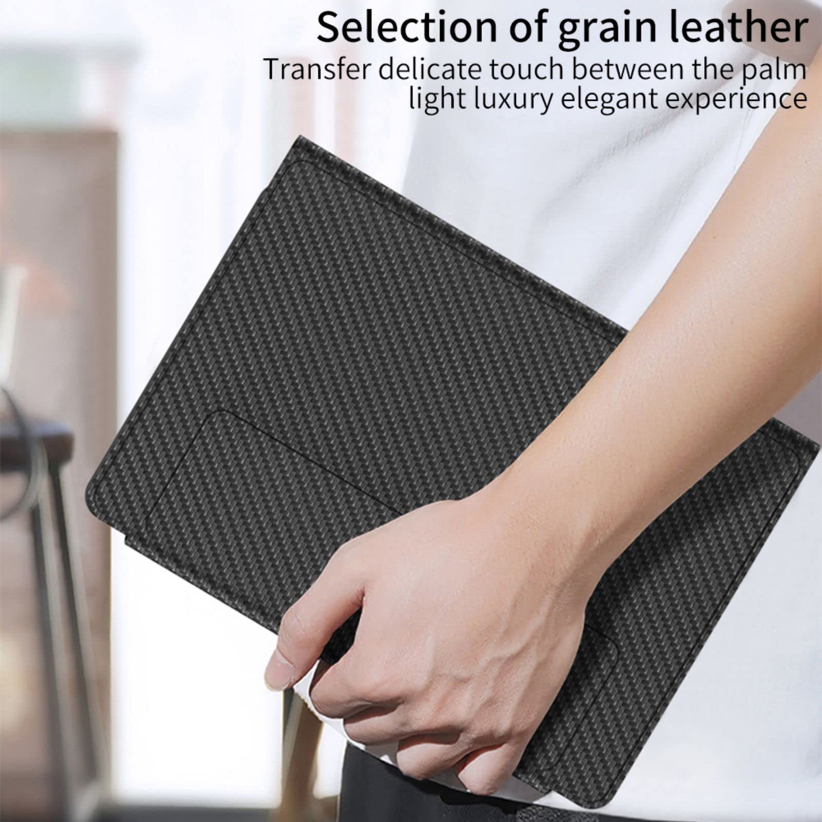 Custodia Mate Xs klawiatura Bluetooth magnetyczne etui z klapką + pióro + otwór na długopis + szklana folia, skórzane etui folio kompatybilne z Huawei Mate X (2)