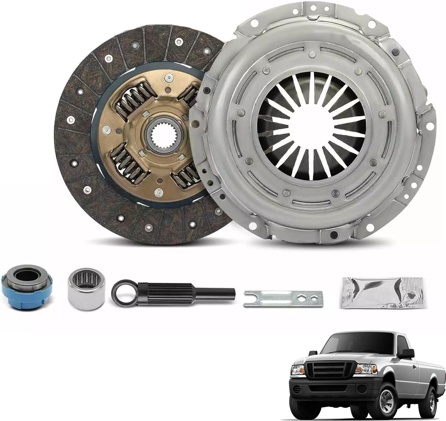 munirater Transmission Clutch Kit with Tool Kit and Lubricating Oil Package Replacement for Ranger B2300 B2500 B3000 1995-2011 07-140 07-141 52322001