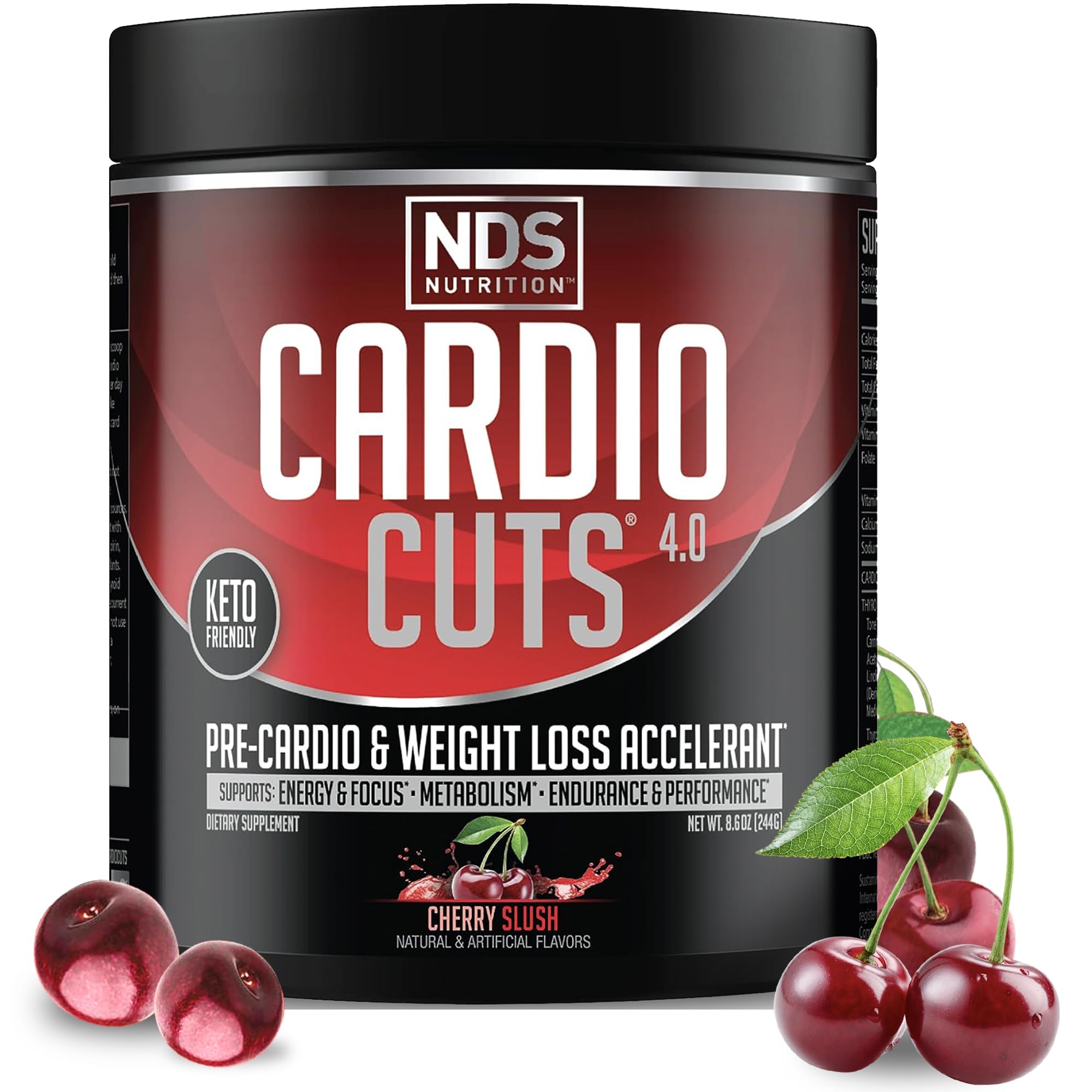 Cardio Cuts NDS Nutrition 4.0 Cherry Slush Flavor - 8.6 Ounce