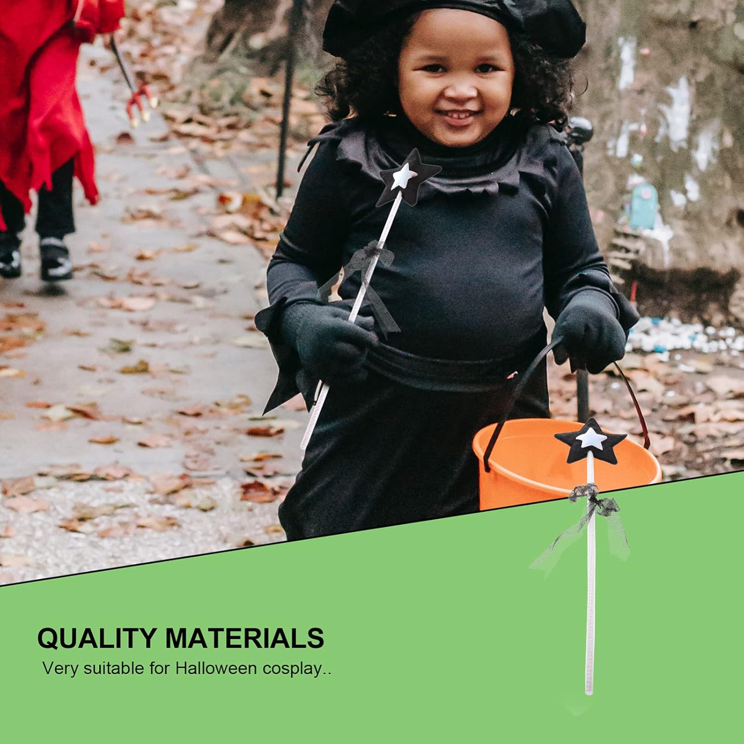 5pcs Wand Star Fairy Sticks Kidcraft Playset Role Play Fairy Wand Cosplay Fairy Wand Prop Witchcraft Wand Fairy Stick Toy Accesorios Para Polyester Child Stick Wing