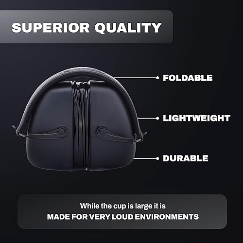 Miniatura 5 de Pro Ears Ultra Gel 29 Orejeras con reducción de ruido, 29 NRR, ligeras, sellos de gel aviador, protección auditiva, 11.2 onzas, fabricadas en