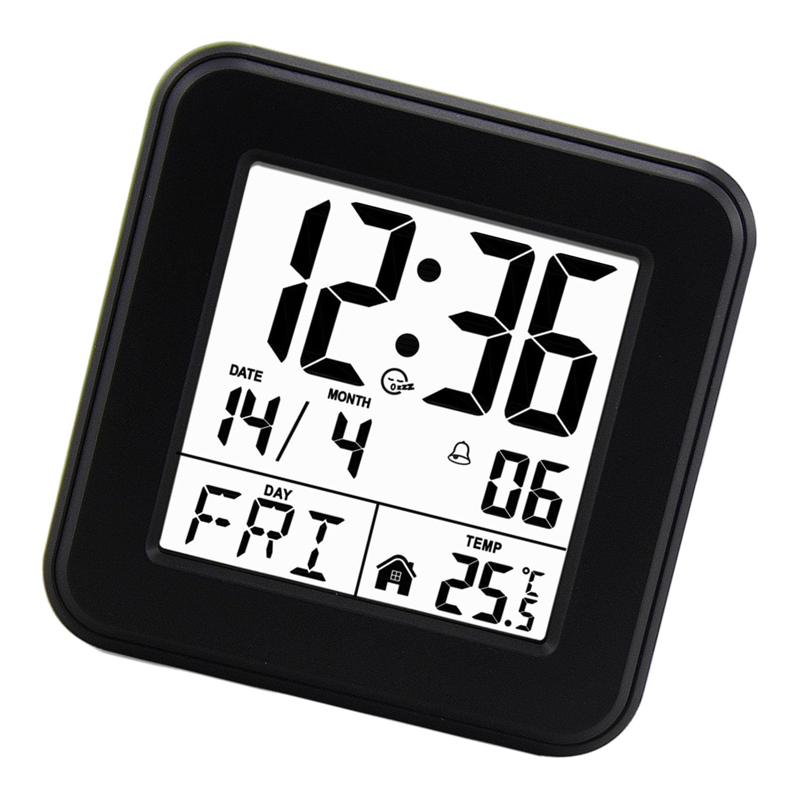 YROHGKPN Digital Alarm Clock with Temperature Display and Nightlights Function for Timekeeping Snoozes Function Alarm