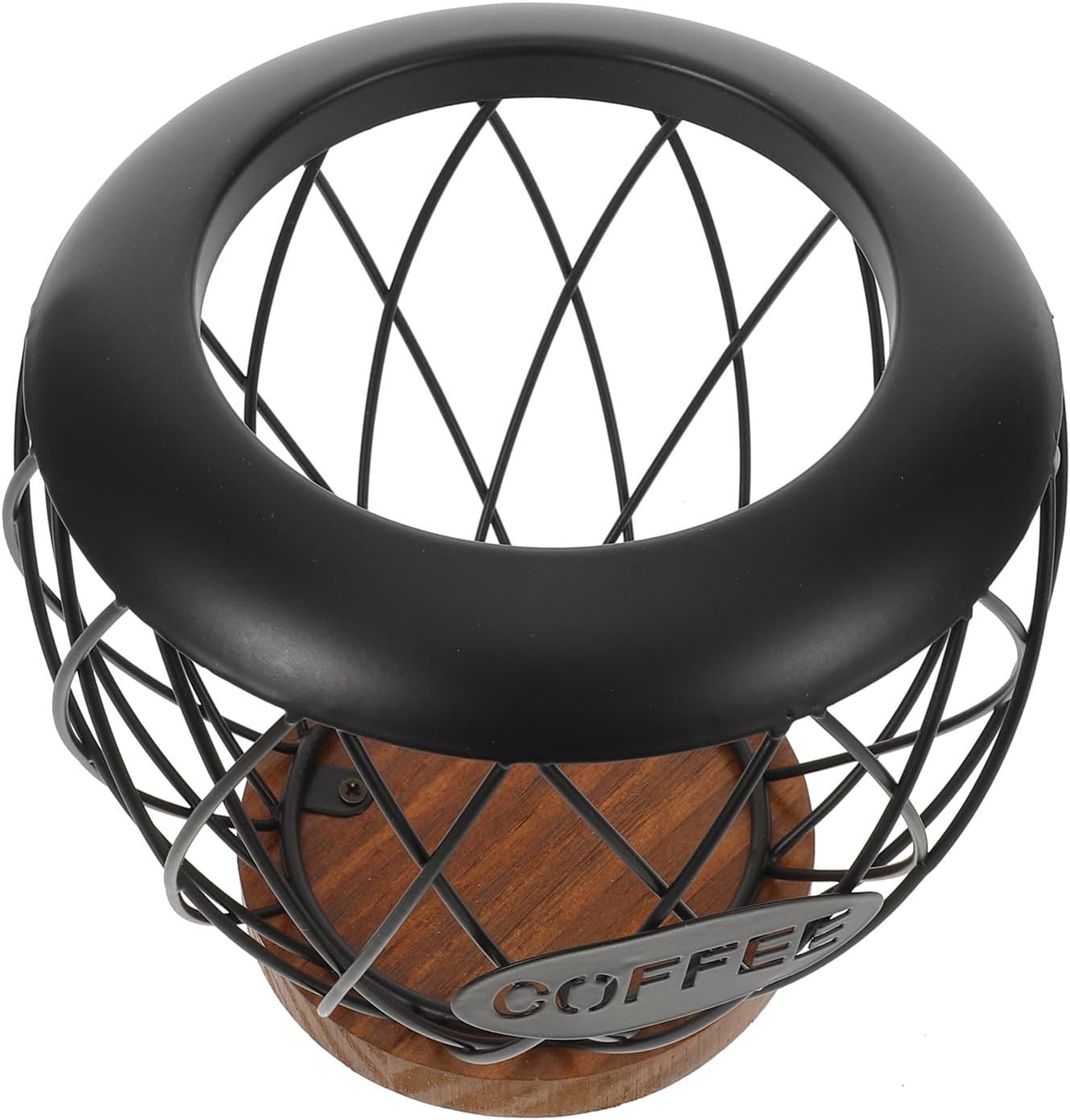 Coffee Pod Holder Organizer Metal Wire Basket for Countertop Storage