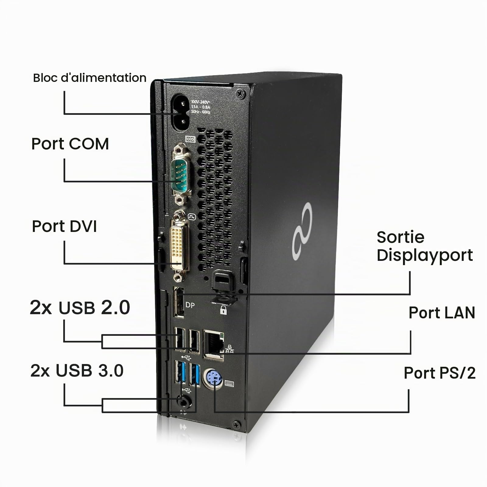 Fujitsu Esprimo Q556/2 Fast Mini PC with Intel Core i5 6500T