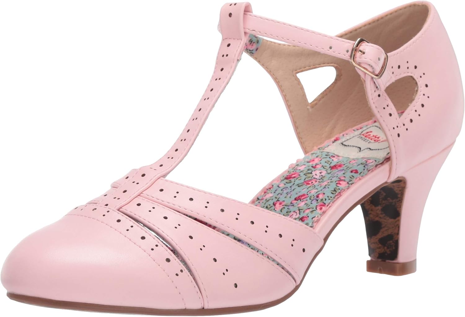 Bettie Page womens Bp250-maisie Pump, Pink, 10 US