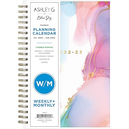 Lindenwood 2022 2023 Calendar Amazon.com: Ashley G For Blue Sky 2022-2023 Academic Year Weekly And  Monthly Planner, 5" X 8", Flexible Cover, Wirebound, Multi Color Smoke  (133682-A23) : Everything Else