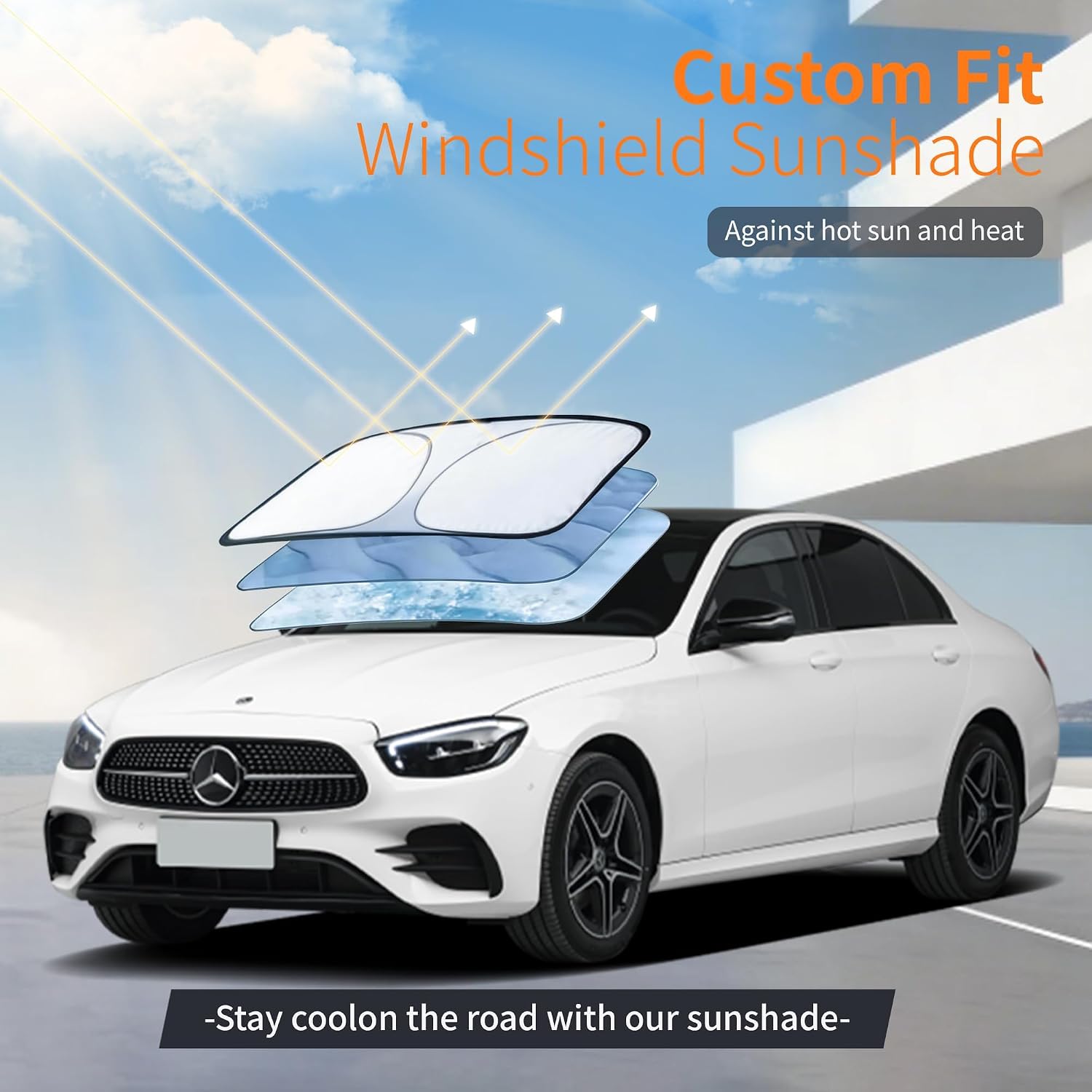 Waterproof Car Cover All-Weather,Full Exterior Automobiles Cover for Sedan 179-185 inch Universal Fit Toyota Corolla/Prius, Honda Civic, VW Jetta, Kia Forte, Nissan, Hyundai Elantra etc.
