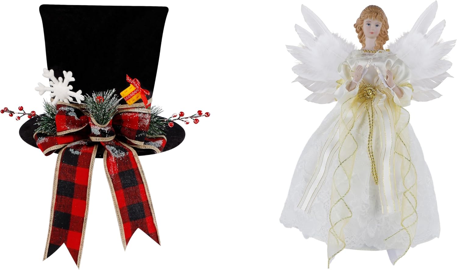 Angel Christmas Tree Topper&Tree Topper Hat