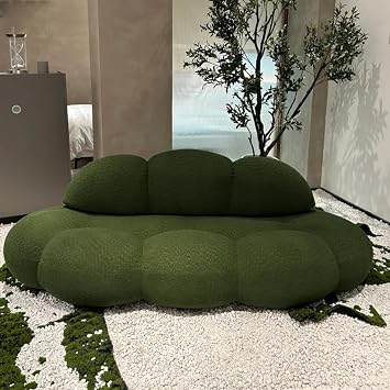 أرائك أرضية على شكل سحابة لغرفة المعيشة، أريكة بوكل، أريكة مضغوطة مريحة، مقعد عميق لغرفة النوم، شقة