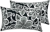 Vista 46 de LVTXIII - Juego de fundas para cojines de sofá, patio o sillón de exteriores, cuadradas y decorativas, 2 unidades de 16" x 16", sin relleno