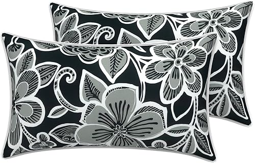 Miniatura 46 de LVTXIII - Juego de fundas para cojines de sofá, patio o sillón de exteriores, cuadradas y decorativas, 2 unidades de 16" x 16", sin relleno