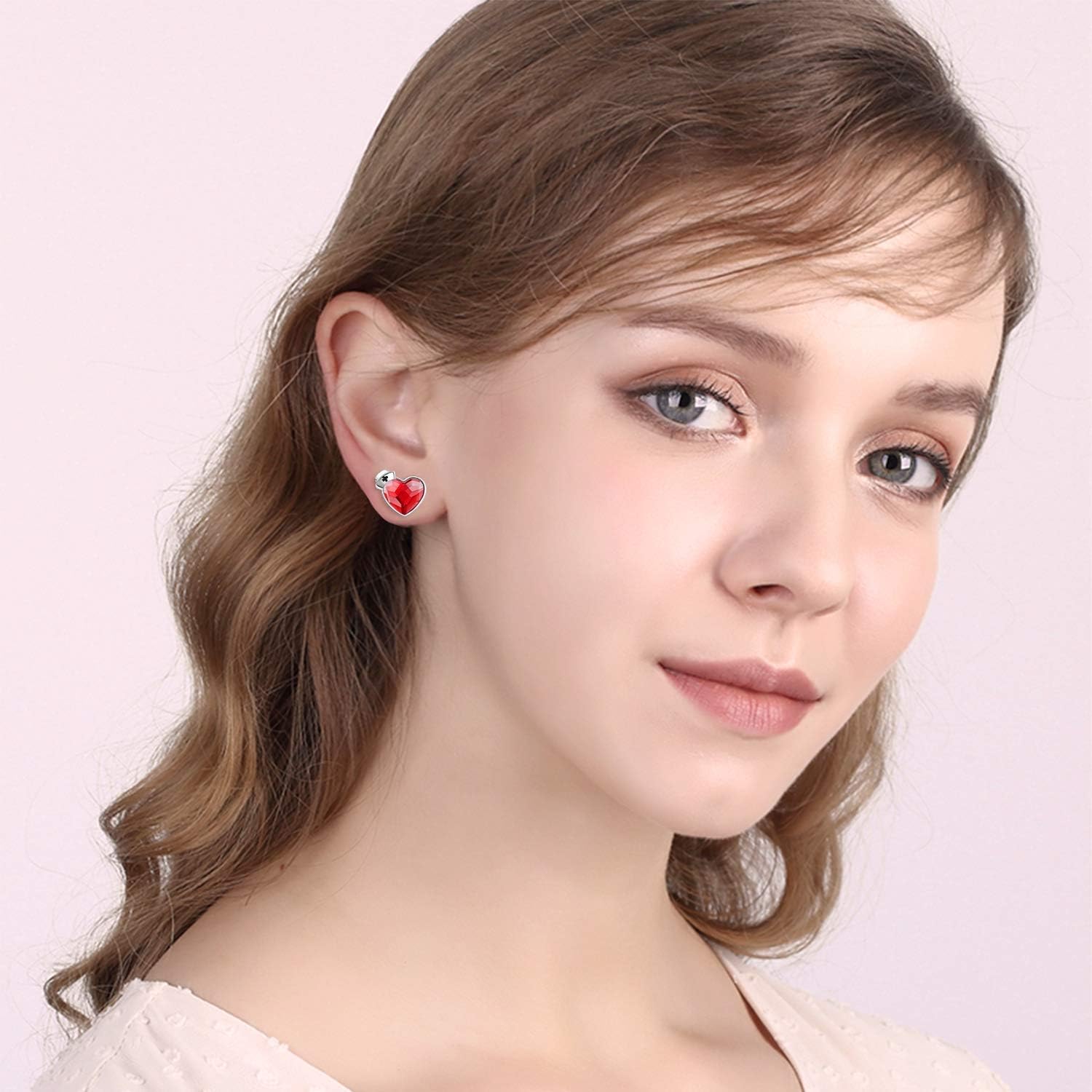 AOBOCO Gifts for Nurse Doctor 925 Sterling Silver Medical Symbol Studs Earrings Graduation Jewelry Gifts for New Nurse Doctor RN Student